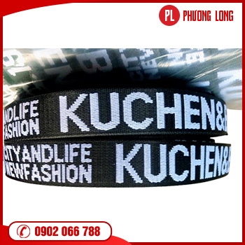 Woven Strap With Text